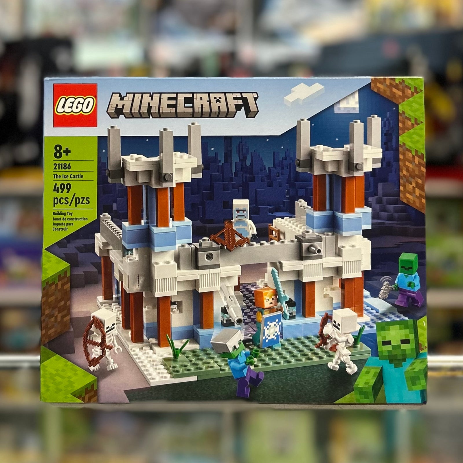 LEGO Minecraft The Ice Castle 21186 1 LEGO Minecraft The Ice Castle 21186