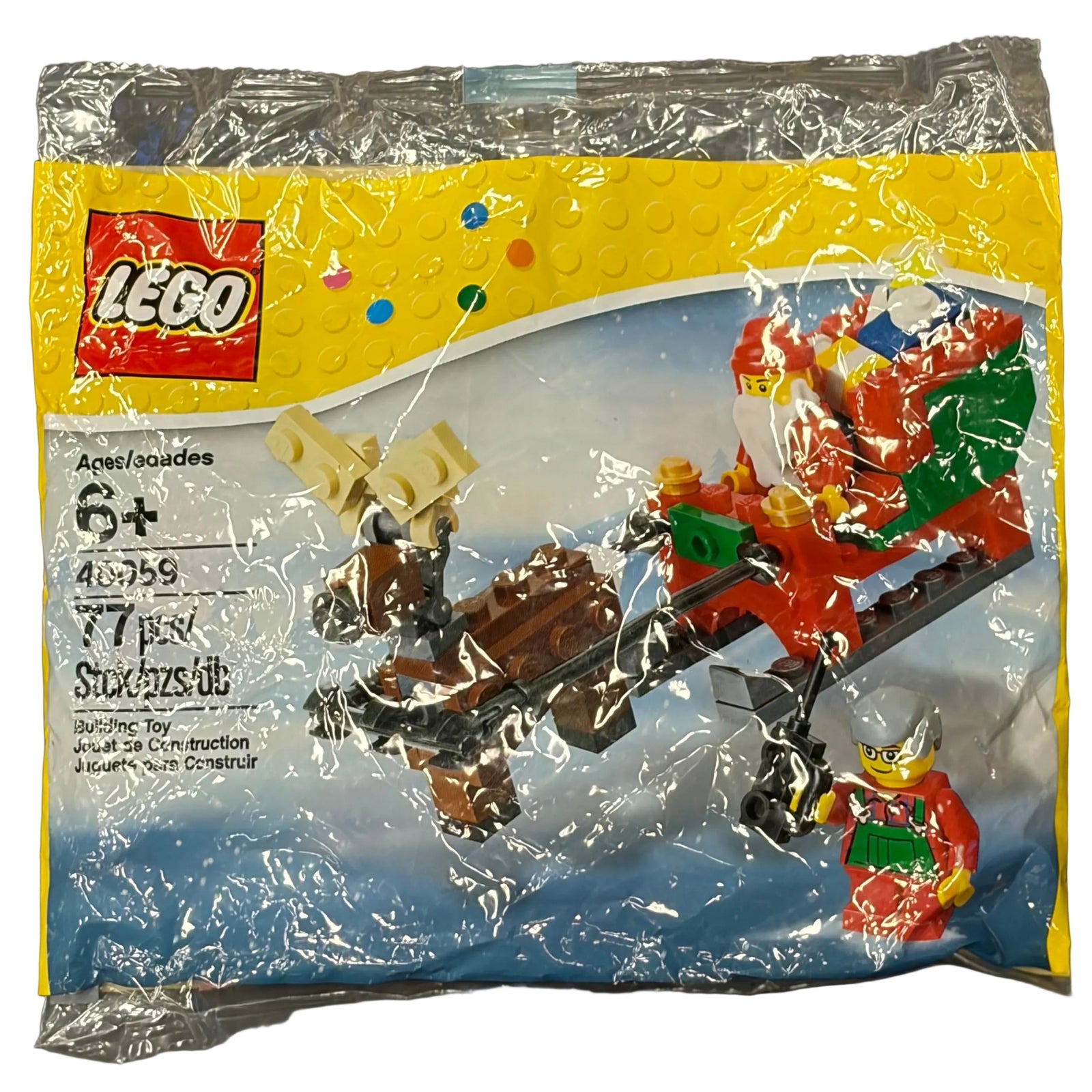 LEGO Santa's Sleigh Polybag 40059 1 LEGO Santa's Sleigh Polybag 40059