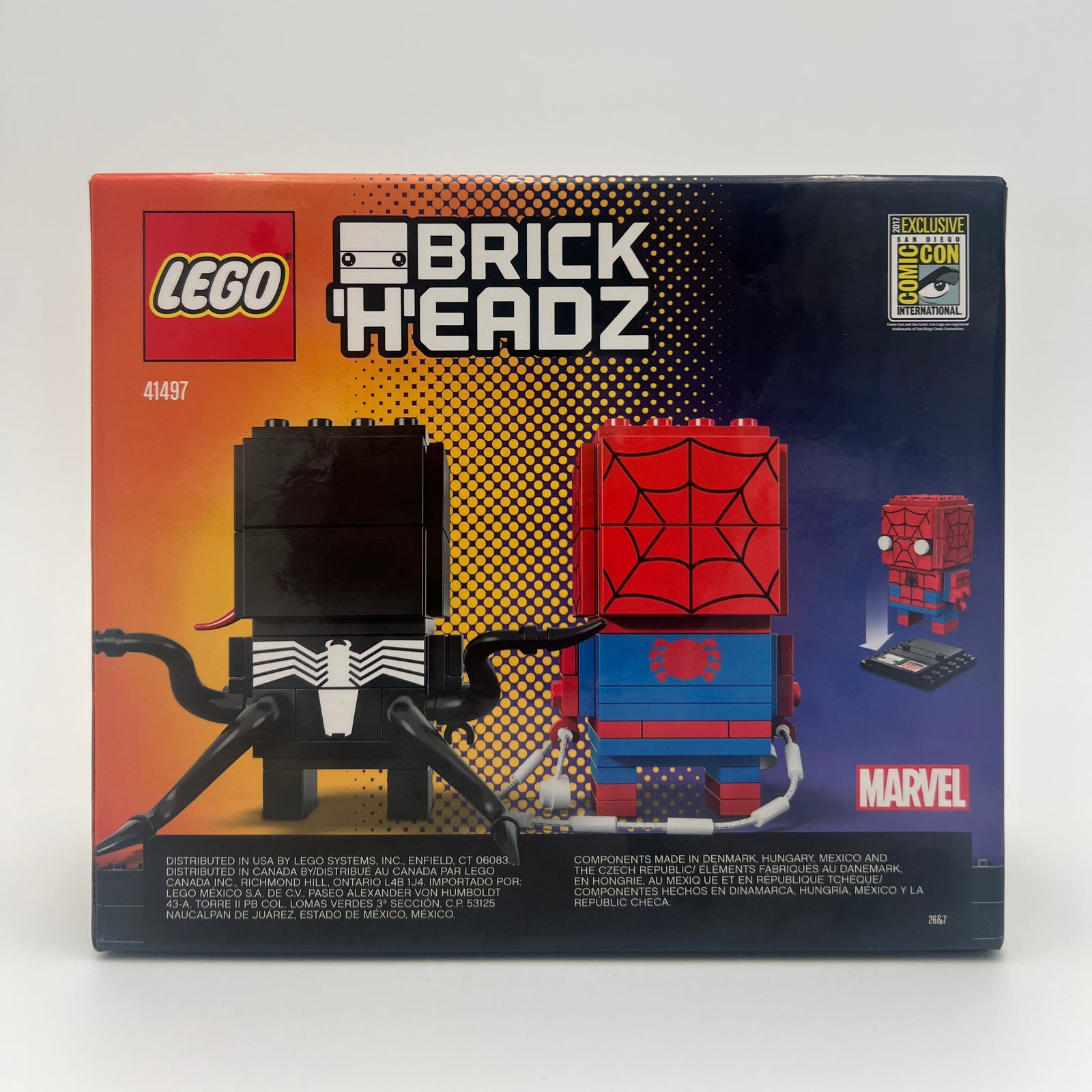 LEGO BrickHeadz Spider-Man & Venom – San Diego Comic-Con 2017 Exclusive 41497 2 LEGO BrickHeadz Spider-Man & Venom – San Diego Comic-Con 2017 Exclusive 41497 - Image 2