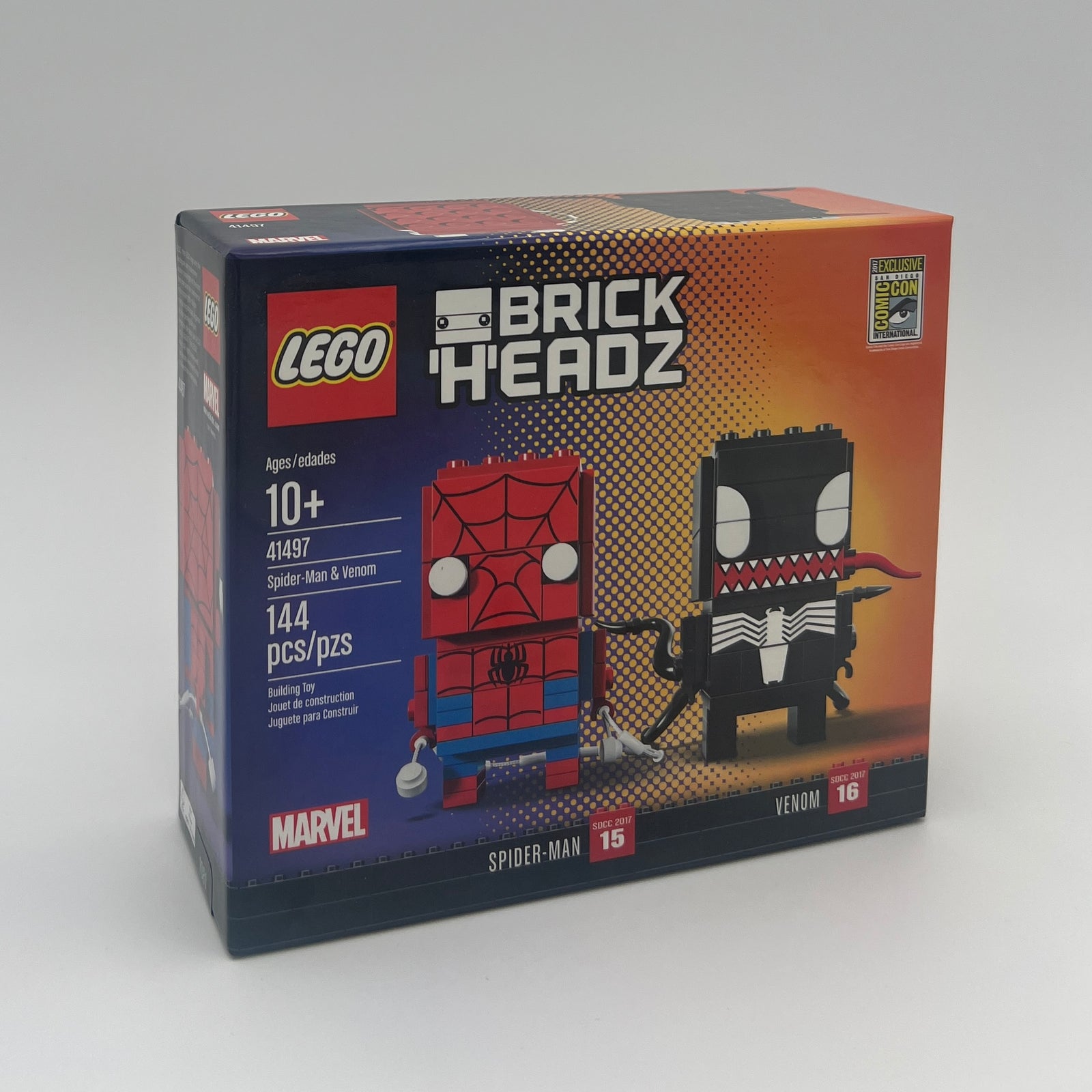 LEGO BrickHeadz Spider-Man & Venom – San Diego Comic-Con 2017 Exclusive 41497 3 LEGO BrickHeadz Spider-Man & Venom – San Diego Comic-Con 2017 Exclusive 41497 - Image 3