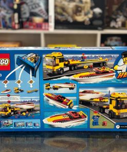 Alternative view of LEGO City Power Boat Transporter 4643
