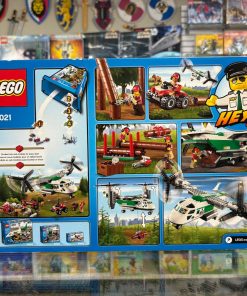 Alternative view of LEGO City Cargo Heliplane 60021