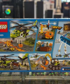 Alternative view of LEGO City Volcano Supply Helicopter 60123