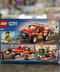 Alternative view of LEGO City Fire Chief Response Truck 60231