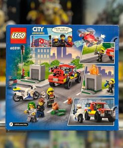 Alternative view of LEGO City Fire Rescue & Police Chase 60319