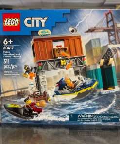 LEGO City Police Speedboat and Crooks' Hideout 60417