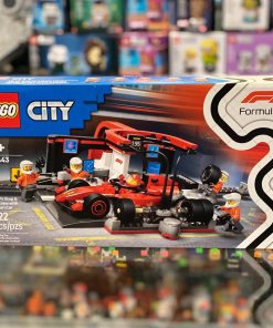 LEGO City F1 Pit Stop & Pit Crew with Ferrari Car 60443