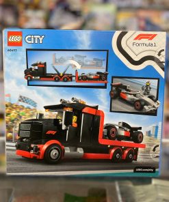 Alternative view of LEGO City F1 Display Truck with Audi F1 Race Car 60493
