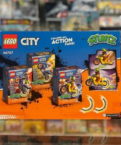 Alternative view of LEGO City Wheelie Stuntz Bike Set 66707