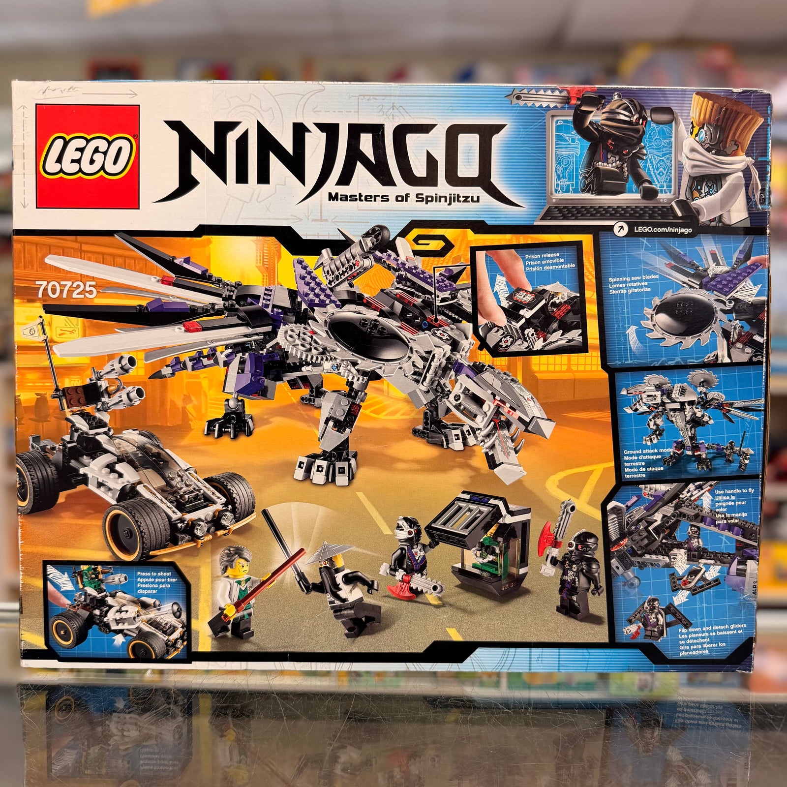 LEGO NINJAGO Nindroid MechDragon 70725 2 LEGO NINJAGO Nindroid MechDragon 70725 - Image 2