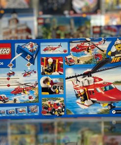 Alternative view of LEGO City Fire Helicopter 7206