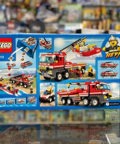 Alternative view of LEGO City Off-Road Fire Truck & Fireboat 7213
