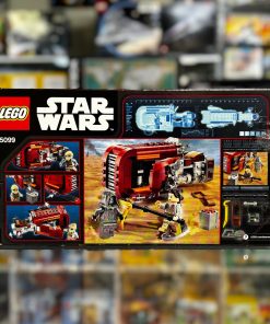 Alternative view of LEGO Star Wars Rey's Speeder 75099