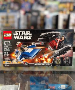 LEGO Star Wars A-Wing vs. TIE Silencer Microfighters 75196