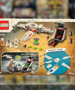 Alternative view of LEGO Star Wars X-wing Starfighter Trench Run 75235