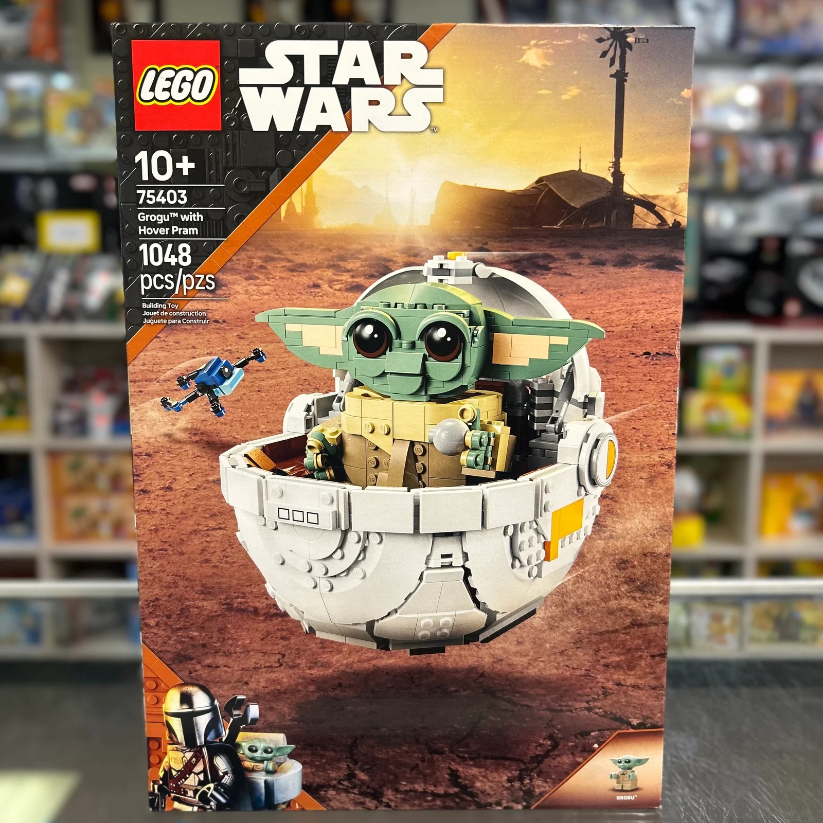 LEGO Star Wars Grogu with Hover Pram 75403 1 LEGO Star Wars Grogu with Hover Pram 75403