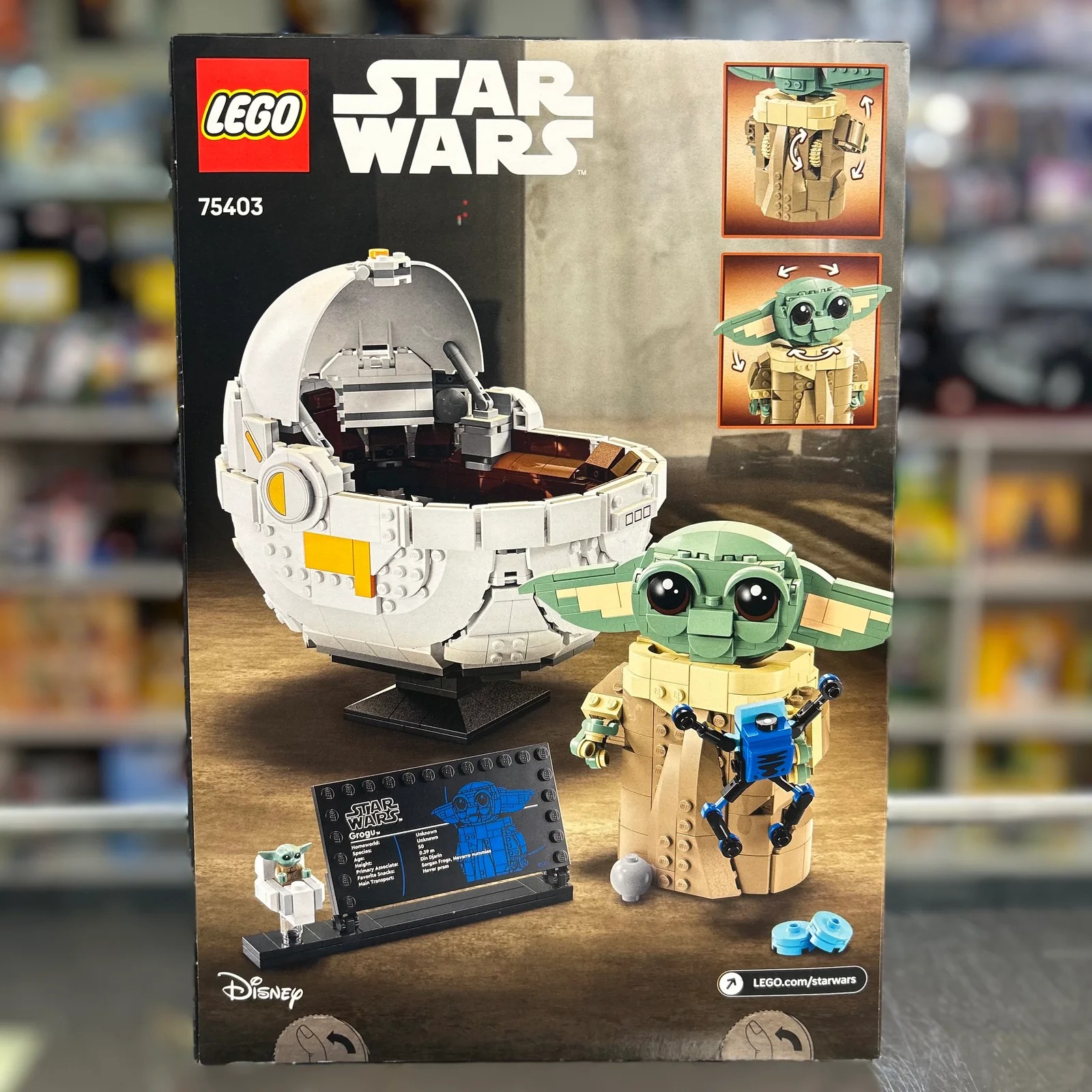 LEGO Star Wars Grogu with Hover Pram 75403 2 LEGO Star Wars Grogu with Hover Pram 75403 – photo 2