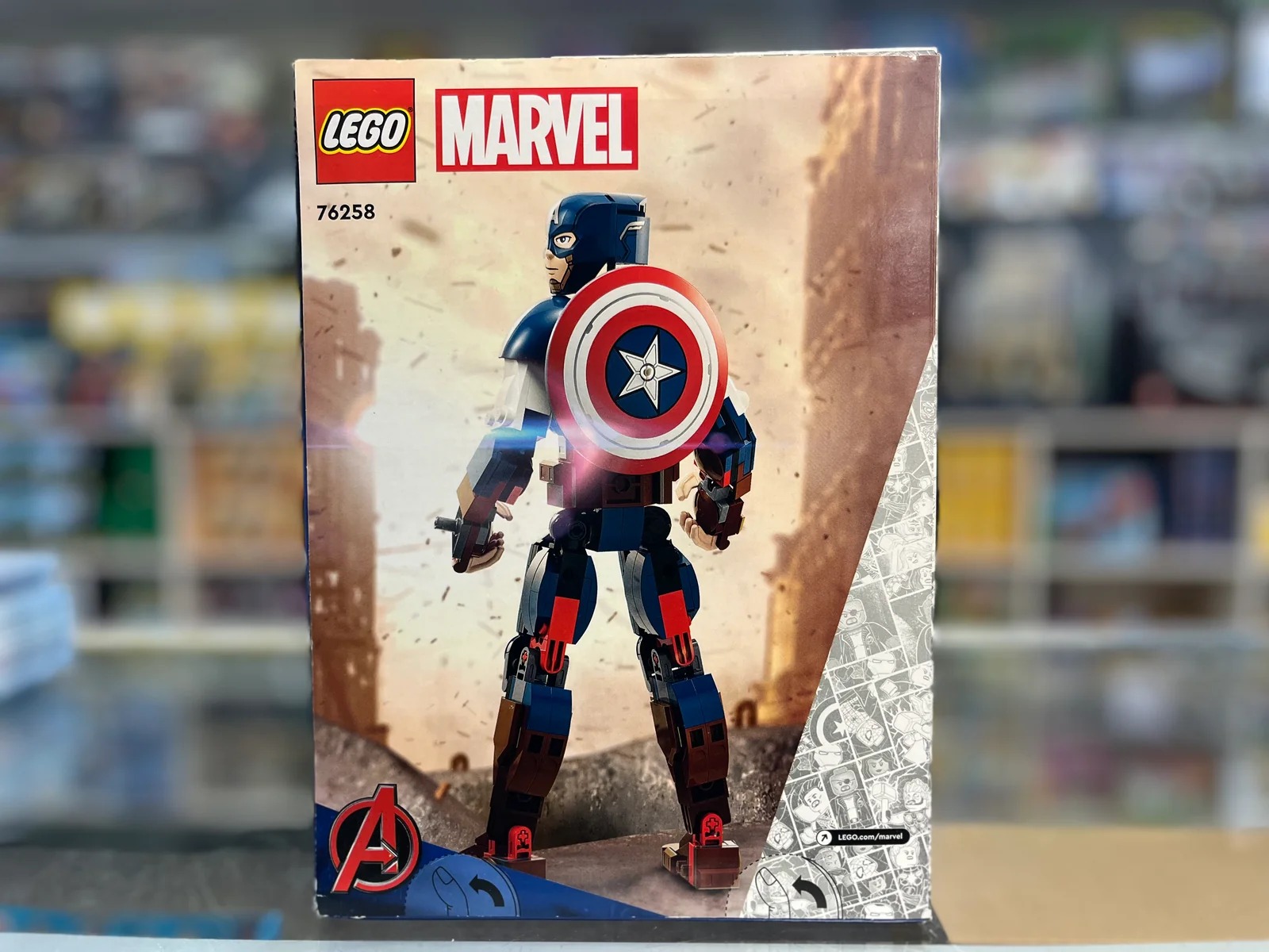 LEGO Marvel Captain America Construction Figure 76258 2 LEGO Marvel Captain America Construction Figure 76258 – photo 2