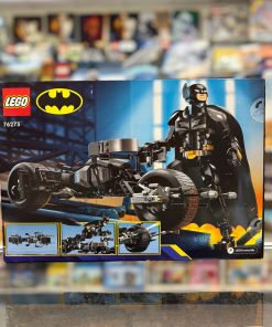 LEGO DC Batman Construction Figure and the Bat-Pod Bike 76273 sealed box, view 2