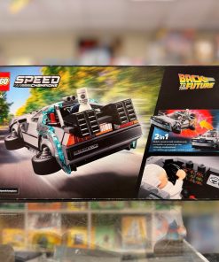 LEGO Speed Champions Time Machine from Back to the Future 77256 sealed box, view 2