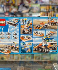 Alternative view of LEGO City Coast Guard Truck with Speed Boat 7726